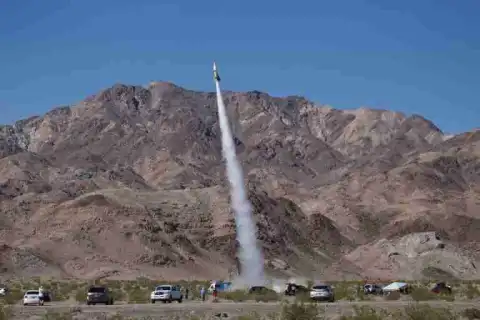Man Launches Himself In Self-Made Rocket To Prove Flat Earth Theory